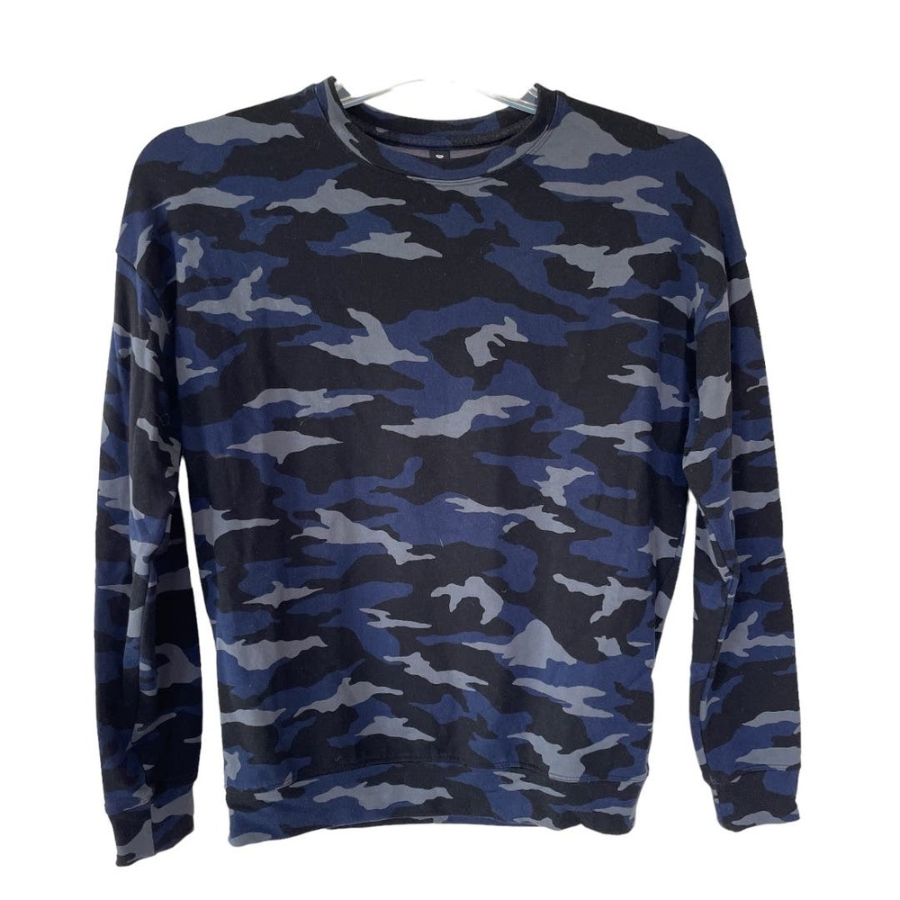 Athleta Blue Camo XS/P pullover sweater
